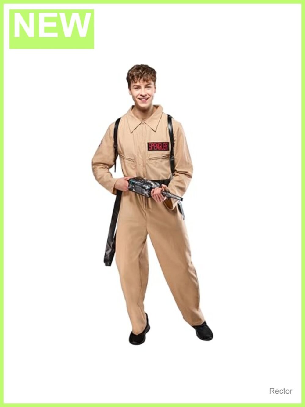Ghostbusters Costume Inflatable Proton Pack Men's Standard Jumpsuit